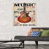 Trends International Music Inspires Me Wall Poster, 22.375" x 34", Unframed Version view 2