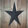 Heavy Duty Metal Star 40" Painted Solid Black. These Metal Stars Are a Great Addition to Your Home Decor. You Will Not Be Disappointed with the Quality and Workmanship on These Barn Stars. They Are Handcrafted Out of 22 Gauge Galvanized Steel and Wil view 1