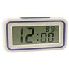 MAGNIFYING AIDS Talking Digital Clock and Temperature - Compact Rectangular White Clock - 5.12 x 3.2 x 1.4 inches view 1