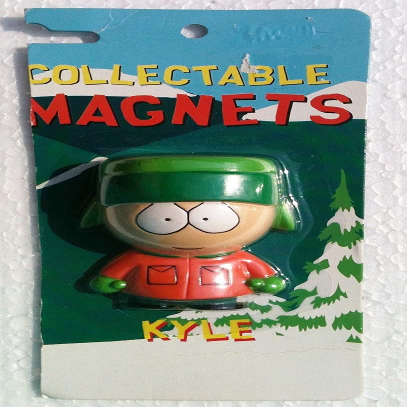 1998 South Park Kyle Chunky Jumbo Collectible 3D Magnet (2 3/4 Inches Tall)