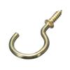 CUP HOOK 50MM TO SHOULDER TOTAL LENGTH 70MM BRASS PLATED EB ( pack of 8 ) view 2