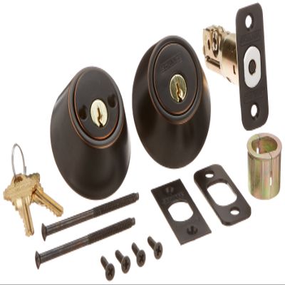 Dexter by Schlage JD62V716 Deadbolt, Keyed 2-Sides, Aged Bronze