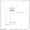 Westbrass D422-07 Slip Joint Extension Tube, Satin Nickel 8 in. view 4