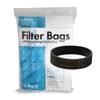 Kirby Allergen Reduction HEPA Filter Bags 6-Pack | Part #204811 | OEM Replacement for F-Style & Twist-Style Kirby Vacuums Plus Belt view 1