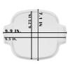 Corningware StoveTop 1qt / 1.5-qt White Plastic Lid (fits Corningware A-1-B and A-1.5-B Glass Dish) view 3
