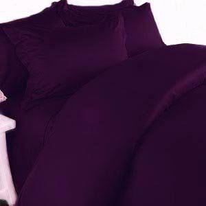 1200 Thread Count 4pc California King Size Egyptian Bed Sheet Set,Deep Pocket, Purple