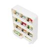 Mind Reader Tea Bag Organizer, Tea Station Organizer, Countertop Storage, Kitchen, Plastic, 10.25"L x 3.25"W x 13.75"H, White view 4
