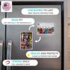 Magtech Magnetic Photo Pocket Picture Frame, White, Holds 4 x 6 Inches Photos, 25 Pack, Made in the USA (14625) view 3