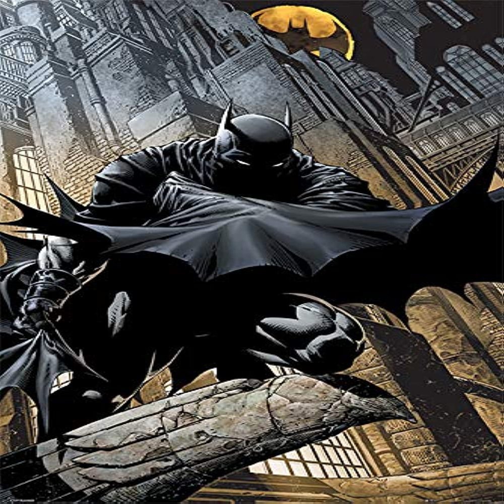 Pyramid International Batman Night Watch Maxi Poster, Wood, Multi-Colour