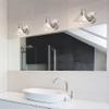 Kira Home Welton 8.5" Modern Industrial Wall Sconce, Brushed Nickel Finish view 3