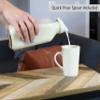 The Dairy Shoppe 1 Ltr. (33.8 oz.) Glass Milk Bottle Vintage Style with Cap & NEW Silicone Pour Spouts! (2 Pack) view 4