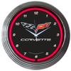 Corvette C6 Neon Clock view 1