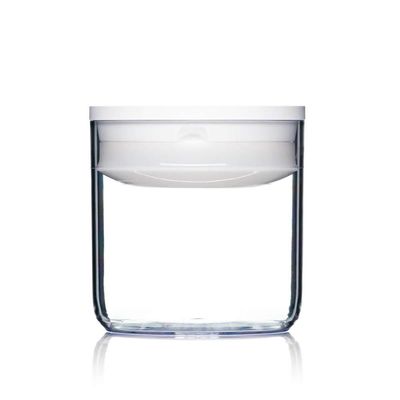 Click Clack Pantry Canister, 0.6-Quart, White Lid