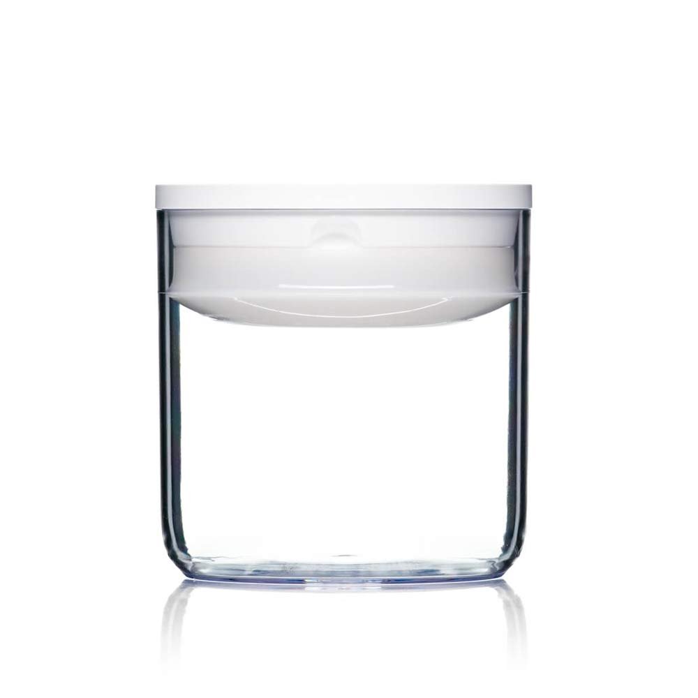Click Clack Pantry Canister, 0.6-Quart, White Lid