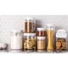 Click Clack Pantry Canister, 0.6-Quart, White Lid view 3