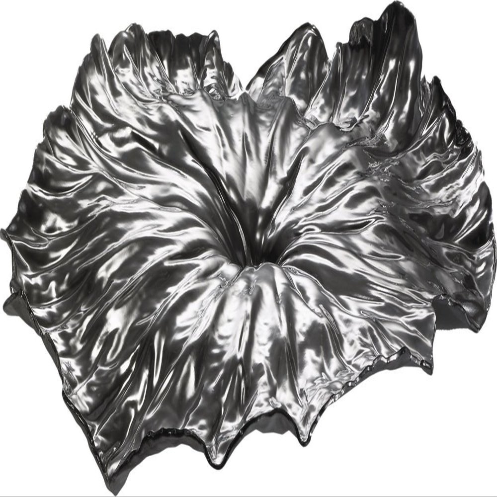 Alessi "A Lotus Leaf" Centerpiece in 18/10 Stainless Steel Mirror Polished, Silver