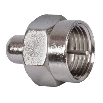 Klein Tools VDV814-610 Coax Adapter-Terminator, Male F, 75 Ohm, 10-Pack