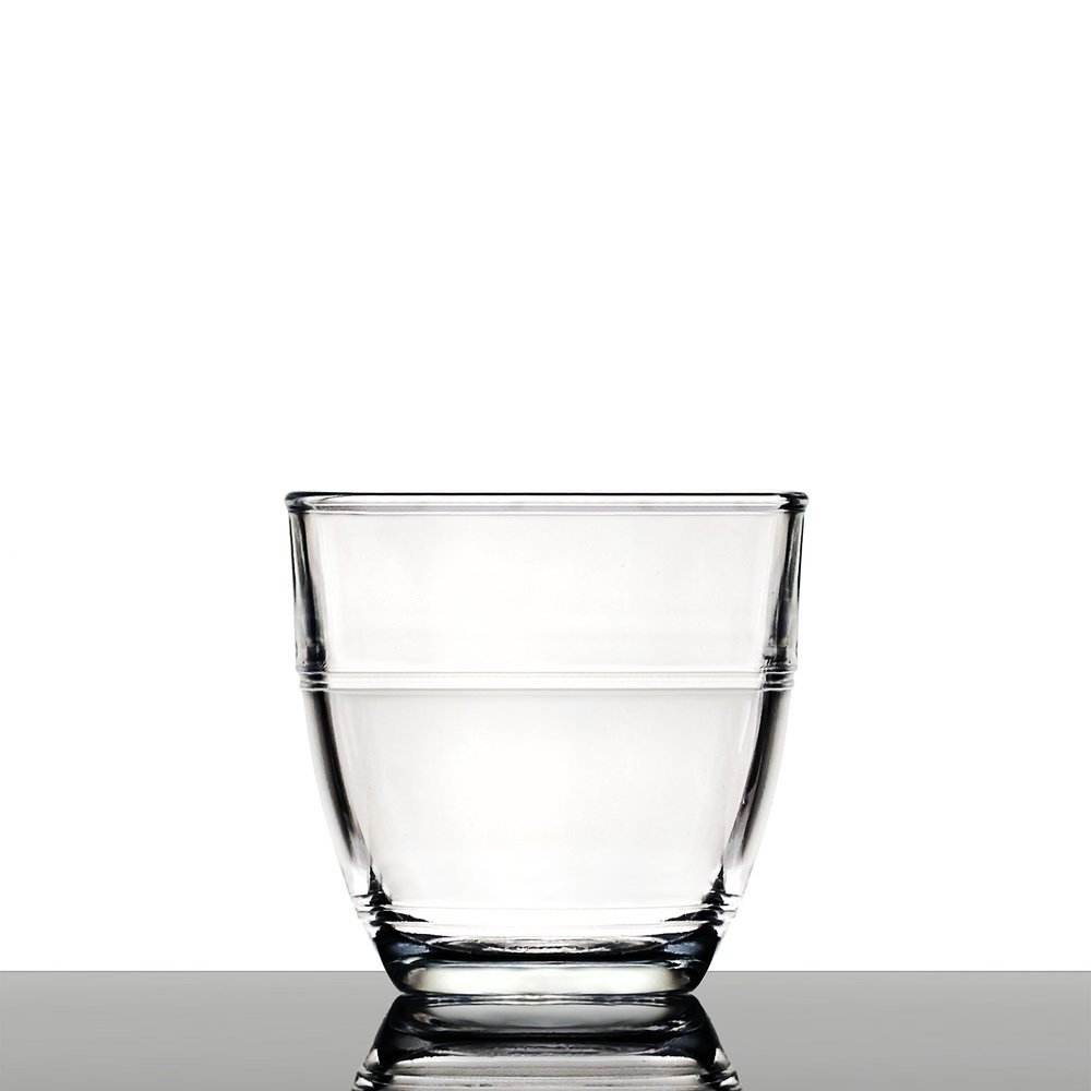Duralex Le Gigogne Tumblers, 5 5/8 oz. / 16 cl Set of 6, Clear