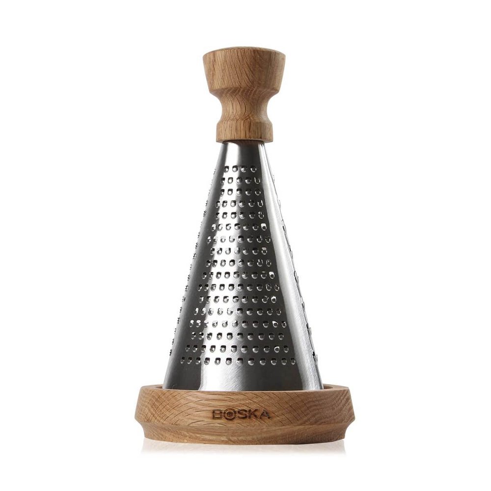 Boska Stainless Steel Table Grater - Best for Cheese, Chocolate, and Vegetables - Multifunctional Rust-Proof Shredder - Manual Handheld Flaker - 10 Year Warranty