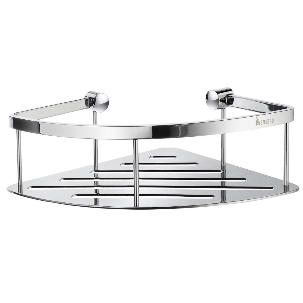 Smedbo DK3031 Design Corner Basket, Polished Chrome