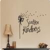 30"x24" Scatter Kindness Dandelion Blowing in Wind Seeds Inspiration Wall Decal Sticker Art Home Dcor view 1