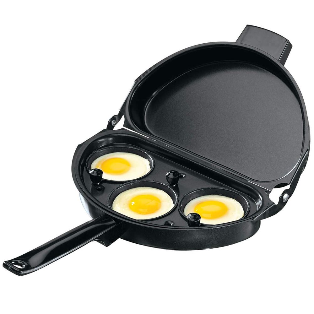 WalterDrake Nonstick Omelet Pan, Made of Durable Steel with a Teflon Coating, 10  Dia.