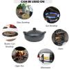 Ancient Cookware Oval Chamba Clay Casserole, Medium, 4 Quarts view 4