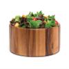 Lipper International Acacia Straight-Side Serving Bowl for Fruits or Salads, Large, 10" Diameter x 5" Height, Single Bowl view 3