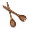 Lipper International 1188 Acacia Oblong Salad Servers, 12" Long, One Pair view 1