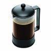Bodum 51oz Brazil French Press Coffee Maker, High-Heat Borosilicate Glass, Black - Made in Portugal view 2