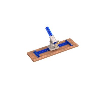 Bon 82-147 24-Inch by 7-1/4-Inch Square End Wood Bull Float with Rock N Roll Bracket
