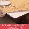 LAMINET - Deluxe Cushioned Heavy-Duty Table Pad Protector for Dining Room Table - 52" x 120" Oblong Waterproof Vinyl Table Padding Under Tablecloth Cover for Rectangular Square Tables view 3