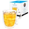 GROSCHE Cyprus 16 fl. oz Double-Wall Glass Mug | Espresso, Latte, Tea & More | Hot & Cold Beverages | Stylish & Aesthetic | Dishwasher Safe | Heatproof | Drinking Glassware view 1