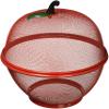 Style Asia Apple-Shaped Basket, Mesh Fruit Holder, Red view 1