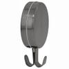 Haute Decor Attract Magnetic Wreath Hanger (Brushed Nickel) - Set of 2 Magnets - for 2 Metal Doors/Surfaces or 1 Single-Pane Glass Door/Window (Will not Work on Double-pane or Thick Glass) view 2