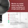 Haute Decor Attract Magnetic Wreath Hanger (Brushed Nickel) - Set of 2 Magnets - for 2 Metal Doors/Surfaces or 1 Single-Pane Glass Door/Window (Will not Work on Double-pane or Thick Glass) view 3