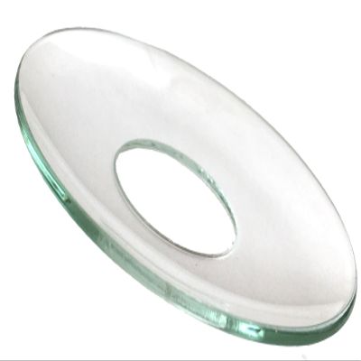 Biedermann & Sons Plain Glass Candle Wax Bobeches, Clear, 2.75 Inch - Set of 2