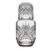 Godinger Bedside Night Carafe - Cup and Bottle to Keep Next To Your Bed for a Handy Midnight Drink, 16oz view 1