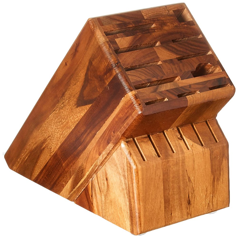 WSTHOF 17-Slot Acacia Knife Storage Block