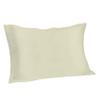 Spasilk Pure Silk Pillowcase, Charmeuse Silk Pillowcase, Hypoallergenic, Queen Sized, Ivory view 1