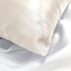 Spasilk Pure Silk Pillowcase, Charmeuse Silk Pillowcase, Hypoallergenic, Queen Sized, Ivory view 3