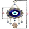 Blue Evil Eye with Hamsa Hand Protection Wall Hanging Ornament Decor Sunflower Design (with a Betterdecor Pouch)-006 view 3