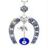 Blue Evil Eye Horse Shoe Car Wall Hanging Dcor Protection Amulet Blessing Gift view 1