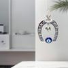 Blue Evil Eye Horse Shoe Car Wall Hanging Dcor Protection Amulet Blessing Gift view 4