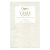 Caspari Moire Printed Paper Table Cover, 54 by 84-Inch, Ivory view 2
