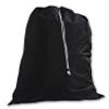 Extra Large Laundry Bag with Drawstring, Color: Black, Size: 30x45 view 1
