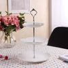 Accent Plates,Petforu 5 Sets Crown 3 Tier Cake Stand Fittings Hardware Holder for Wedding and Party - Silver view 2