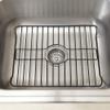 Better Houseware Sink Protectors for Kitchen Sink, Protective Metal Grid, 12x10.25x1 inches, Black Kitchen Sink Mat to Shield Sink Base from Scratches, Rust-Resistant Coating, S view 2