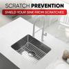 Better Houseware Sink Protectors for Kitchen Sink, Protective Metal Grid, 16x12.3x1 inches, Almond Kitchen Sink Mat to Shield Sink Base from Scratches, Rust-Resistant Coating, M view 4