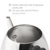 bredemeijer Classic Double Walled Teapot, 1.2-Liter, Stainless Steel Glossy Finish with Black Accents view 2